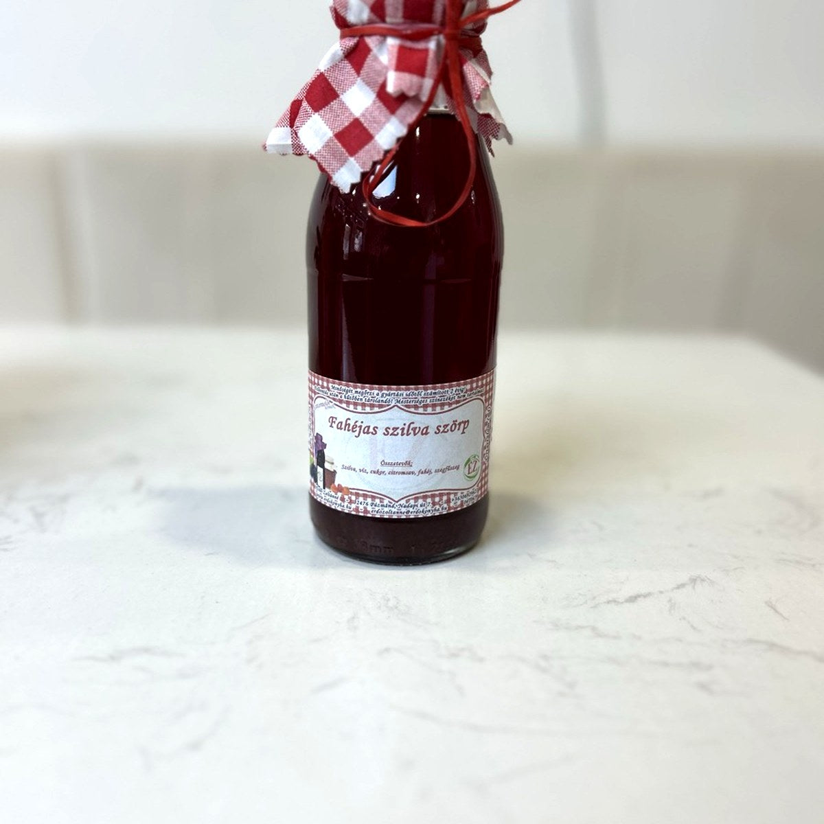 Fahéjas szilvaszörp, 500 ml, Mindenem kávézó