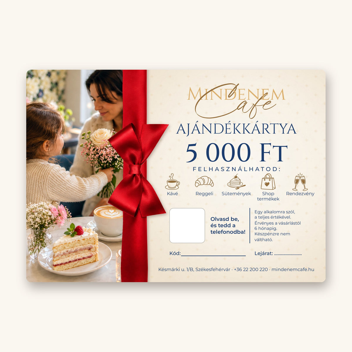 MINDENEM ajándékkártya 5 000 Ft