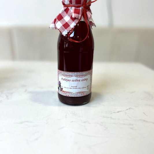 Fahéjas szilvaszörp, 500 ml, Mindenem kávézó