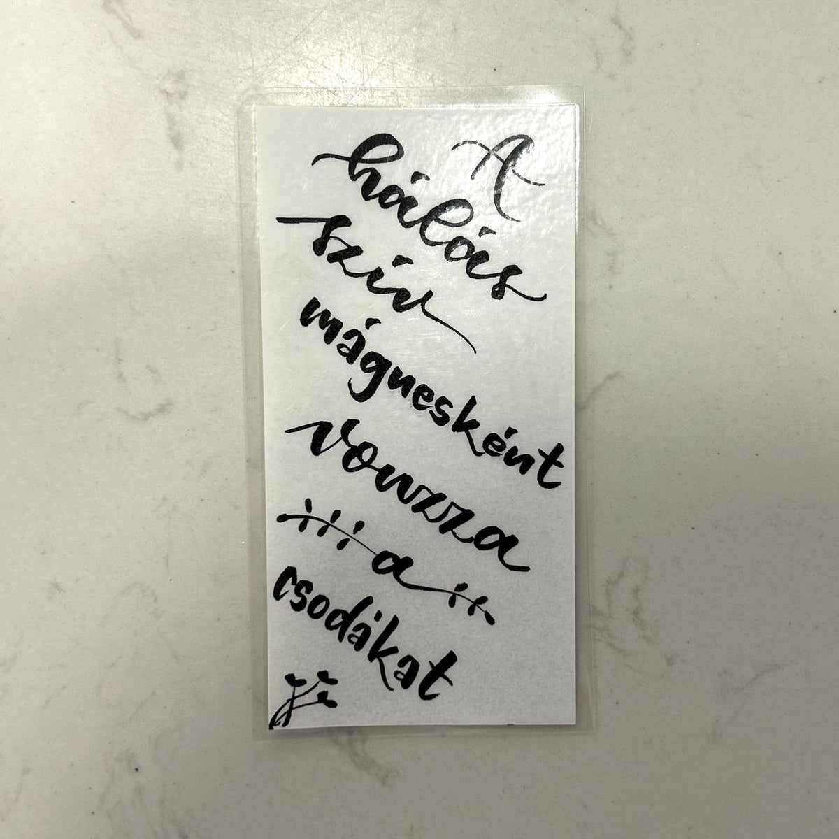 A hálás szív mágnesként vonzza a csodákat motivációs könyvjelző, MonikArt