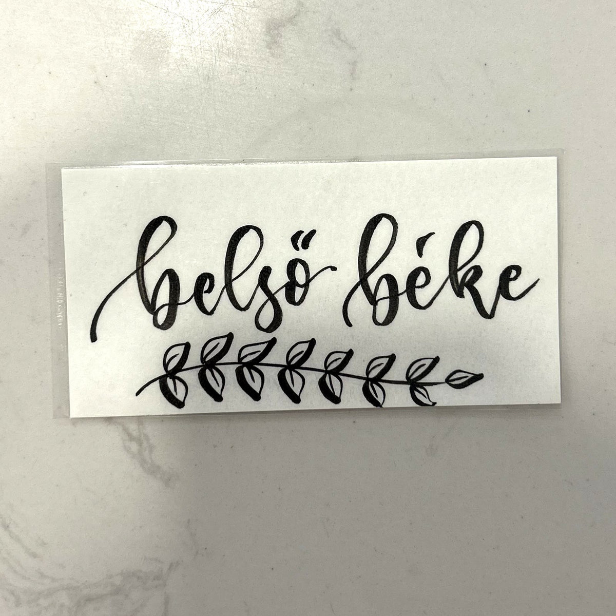 Belső béke motivációs könyvjelző, MonikArt