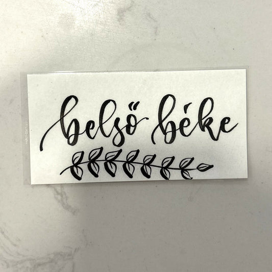 Belső béke motivációs könyvjelző, MonikArt