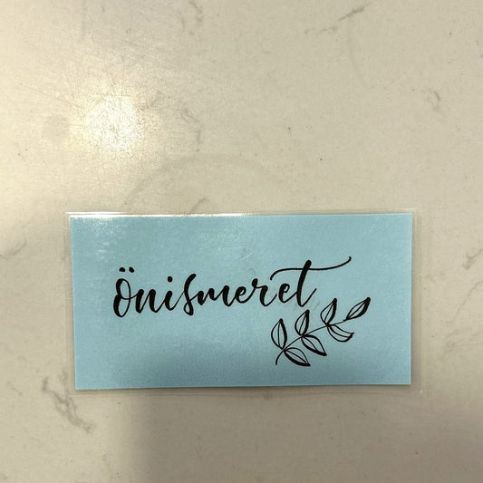 Önismeret motivációs könyvjelző, MonikArt