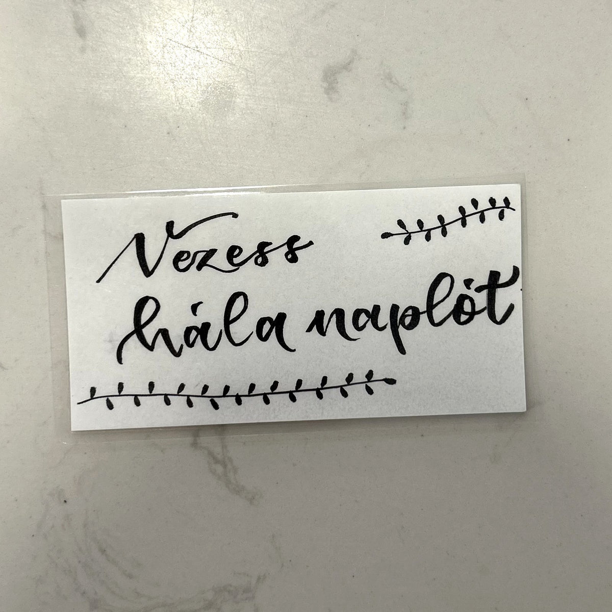 Vezess hálanaplót motivációs könyvjelző, MonikArt